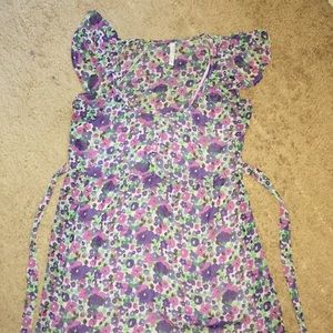 Old navy cute purple floral dress size small
